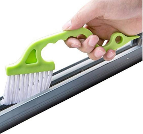 3-in-1 Handheld Window Track & Crevice Gap Cleaning Brush Set